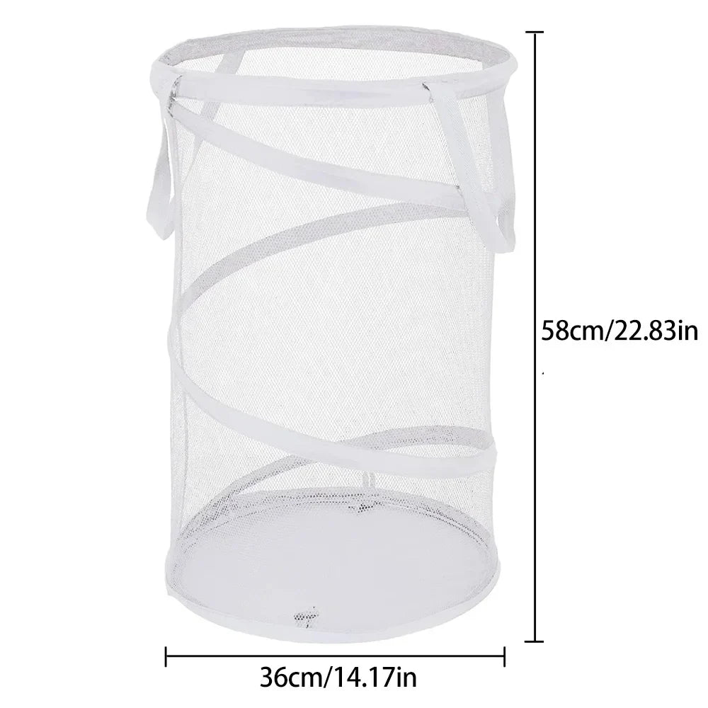 Avelena | AirFold Hamper | Faltbarer Wäschekorb | Atmungsaktiv & Tragbar | Für Bad & Schlafzimmer