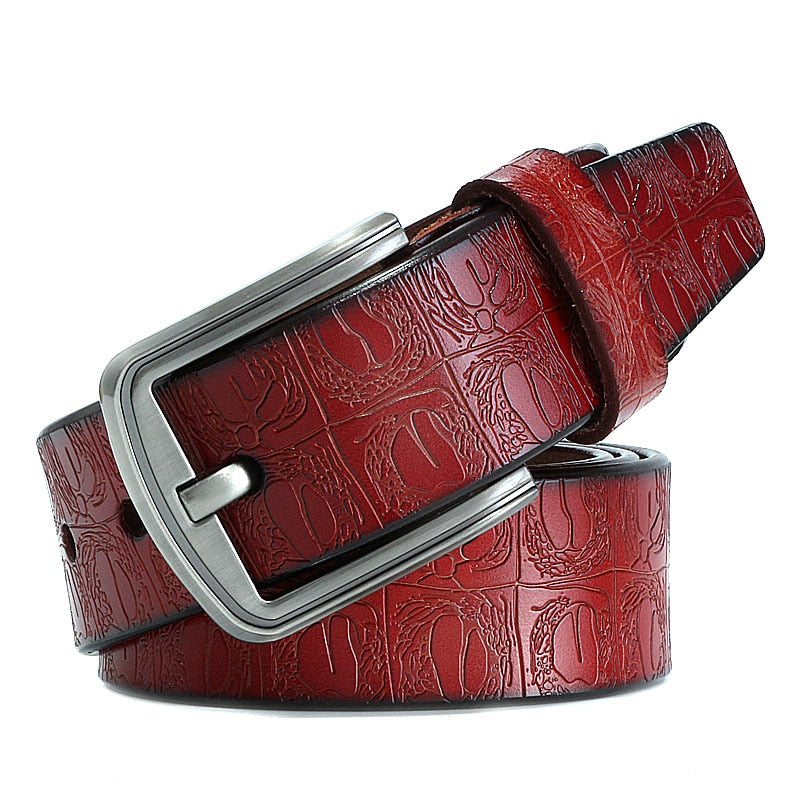 Avelena | Luxus Leder Cowboy Gürtel für Männer