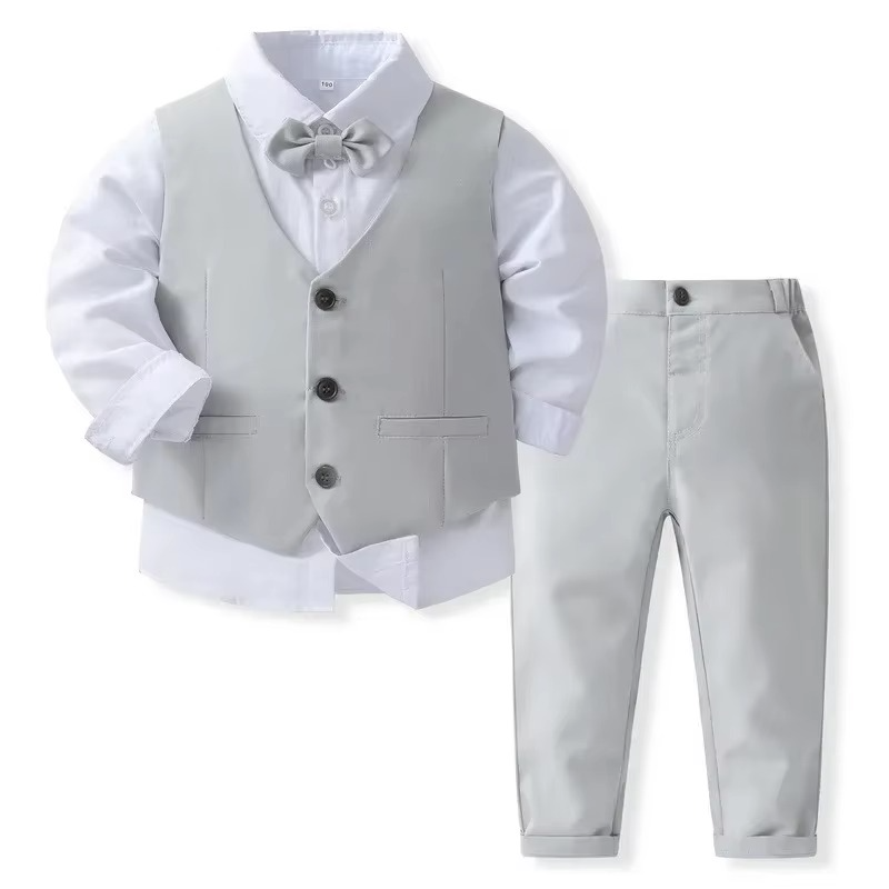 Avelena | Jungen formelles Baumwolle Outfit-Set für Kleinkinder und Kinder