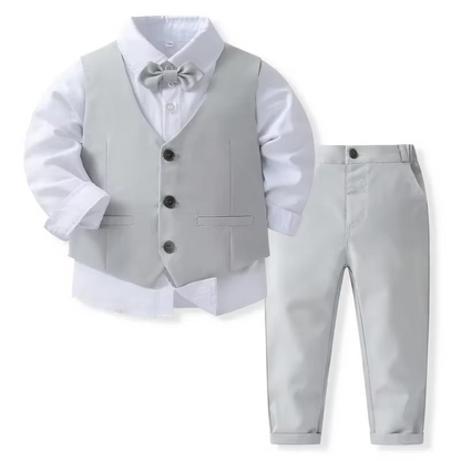 Avelena | Jungen formelles Baumwolle Outfit-Set für Kleinkinder und Kinder