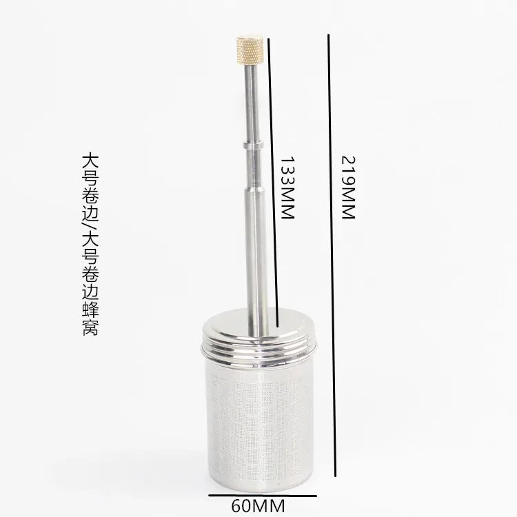 Avelena | Edelstahl Wiederverwendbarer Press Tee-Filter