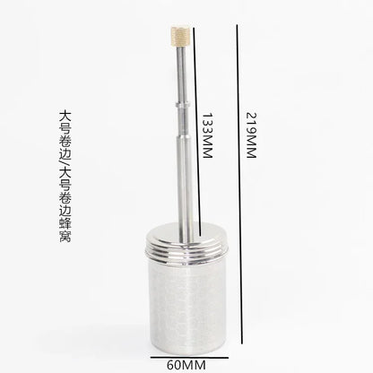 Avelena | Edelstahl Wiederverwendbarer Press Tee-Filter