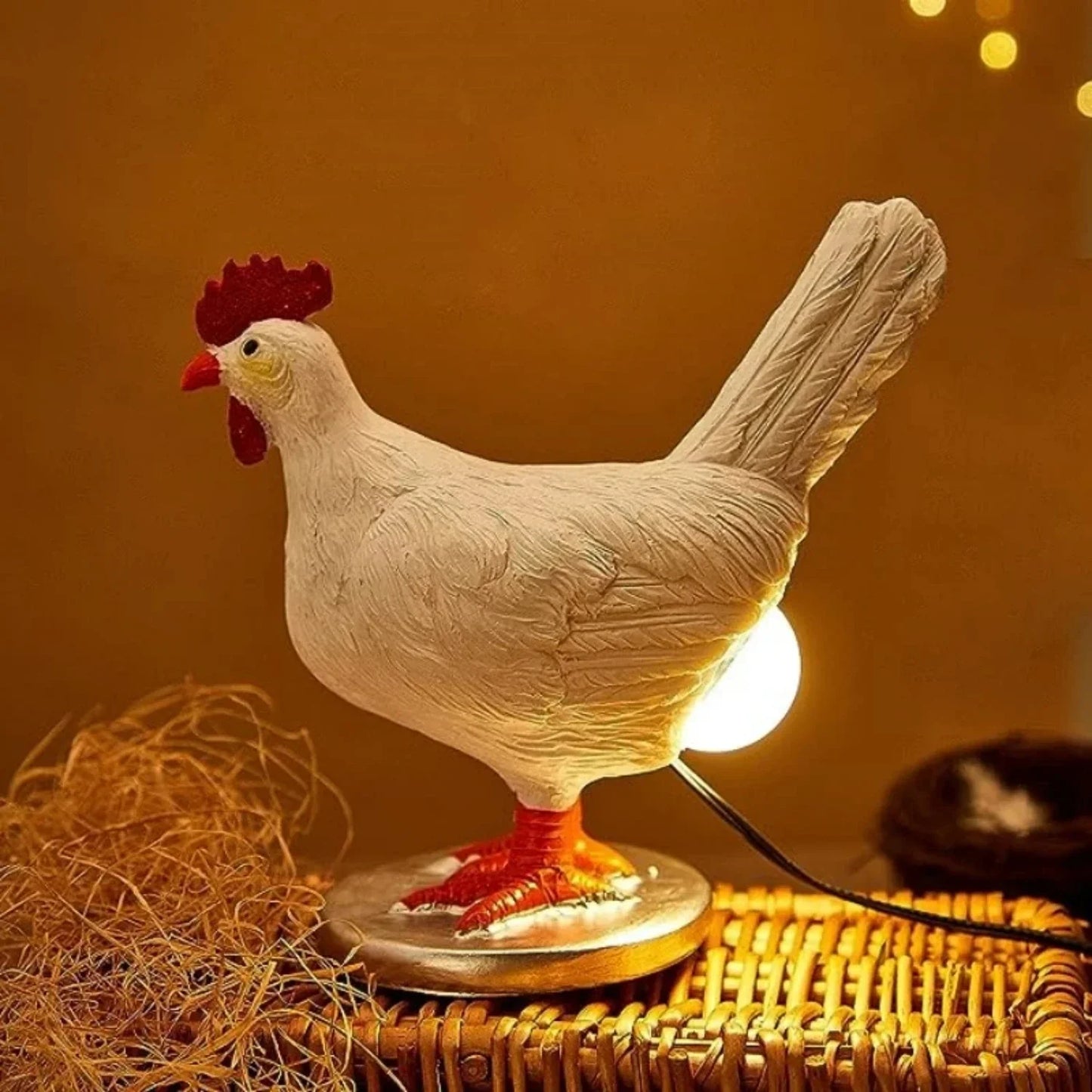 Avelena | Bauernhaus Huhn Tischlampe