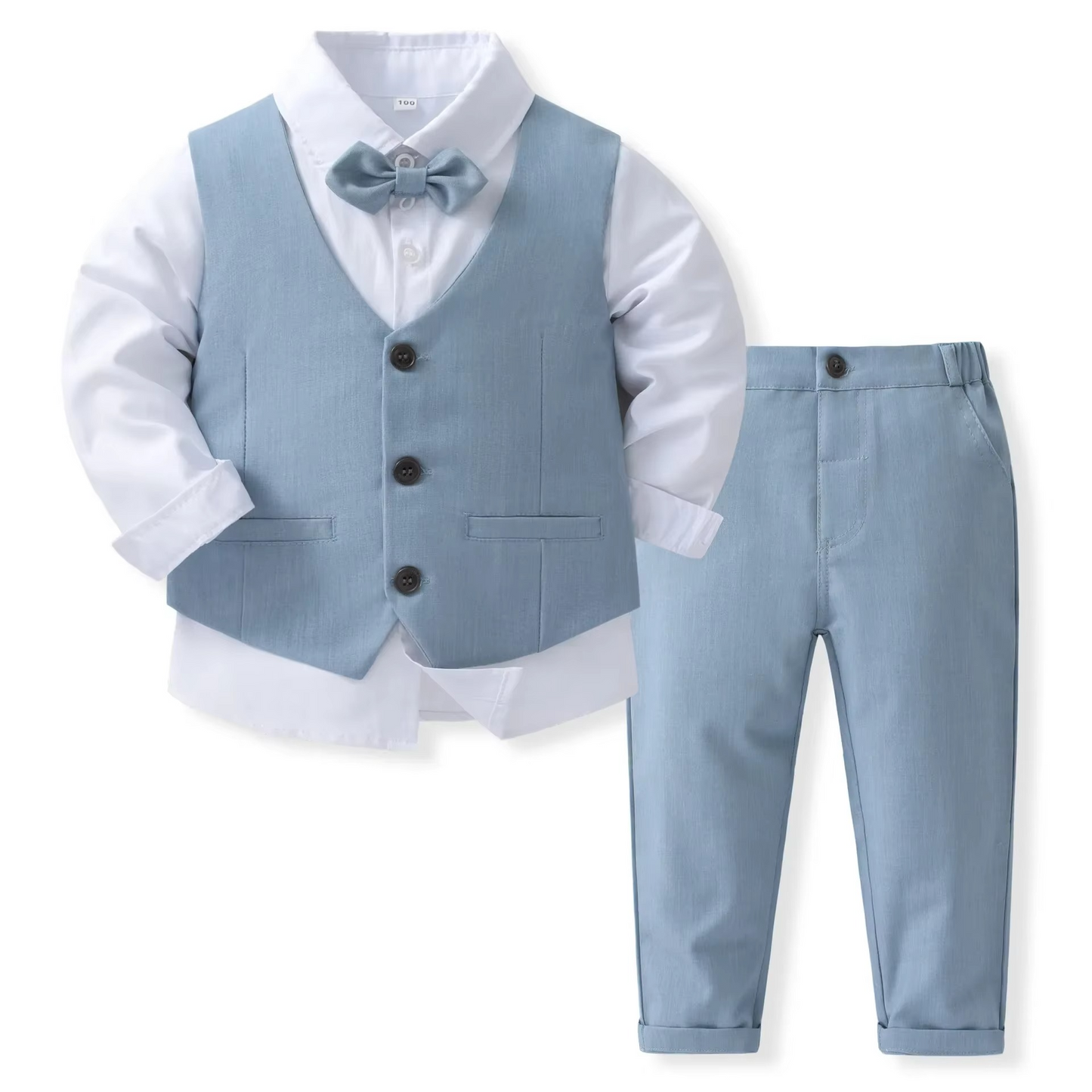 Avelena | Jungen formelles Baumwolle Outfit-Set für Kleinkinder und Kinder