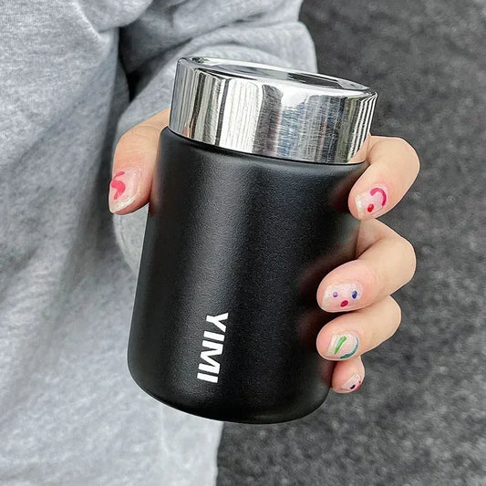 Avelena | 230ml Mini 316 Edelstahl Tragbare Thermoskanne - Taschen-Vakuumflasche