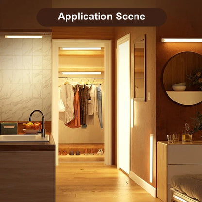 Avelena | Bewegungsmelder LED Nachtlicht USB wiederaufladbare kabellose Lampe