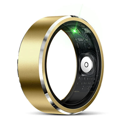 Avelena | Healthring Neuer Smarter Fitnessring Mit Gestensteuerung, Herzfrequenz, Blutsauerstoff, Blutdruck, Schlaf, Schritte, Distanz Und Kalorien Für Android Und Ios