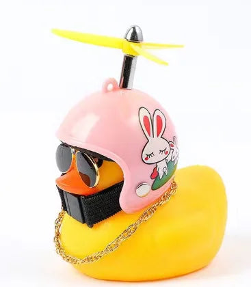 Avelena | Ente Fahrradklingel mit Helm