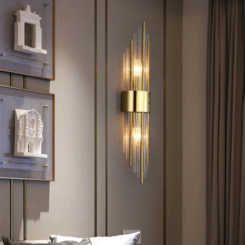 Avelena | Elegante LED-Wandleuchte in Gold