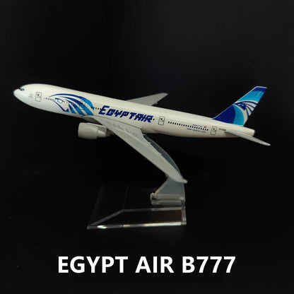 Avelena | Metallflugzeugmodell Emirates Airlines A380 B777 Flug Diecast Modellspielzeuge für Jungen