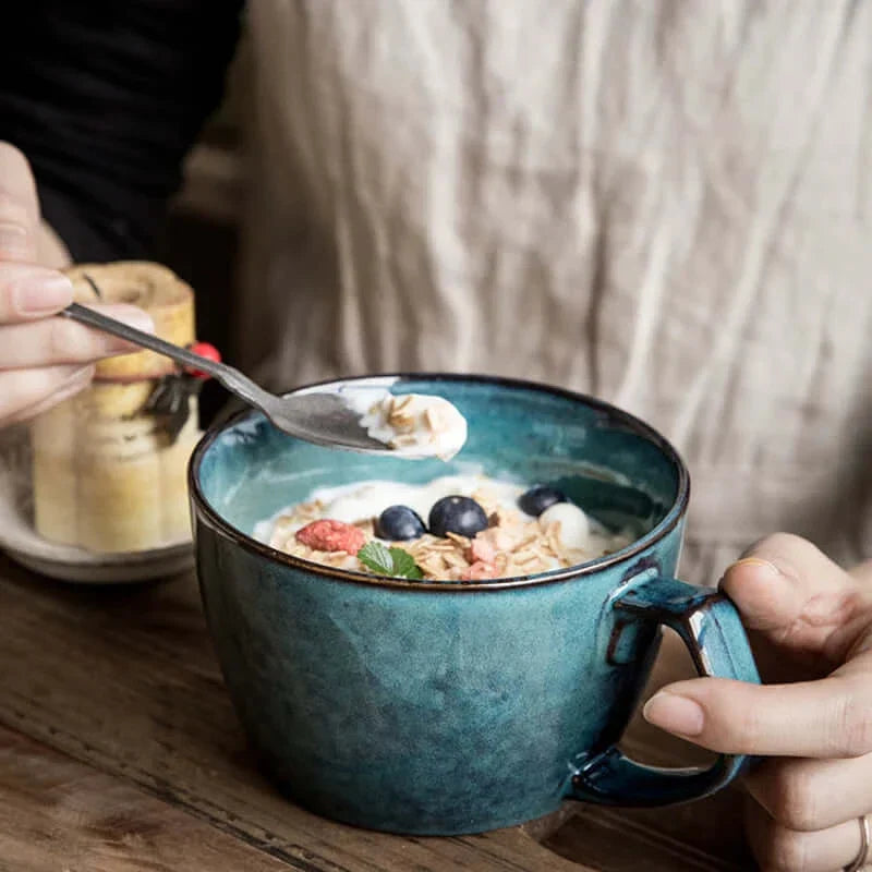 Avelena | Luxuriöser 650 ml Extra großer Kaffeebecher