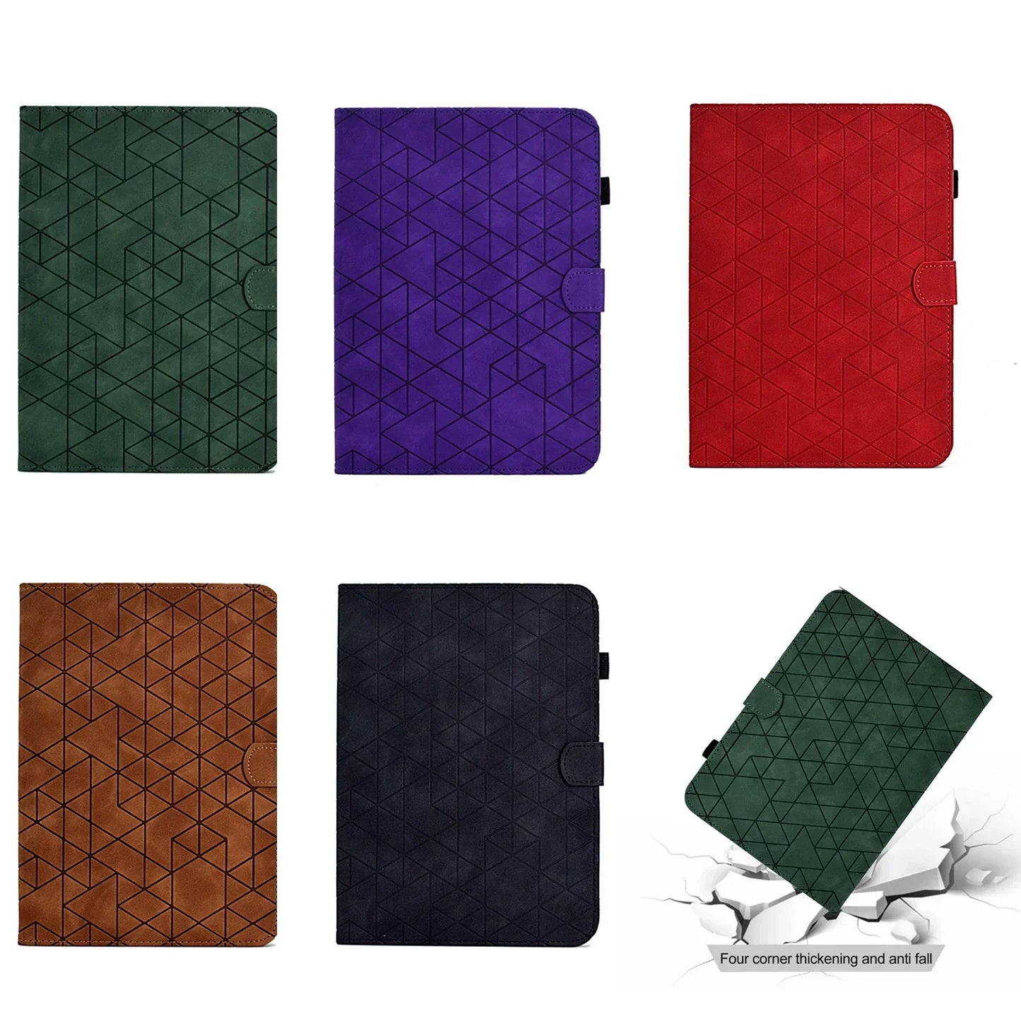 Avelena | Flip Leder Wallet Case für Ipad 10. Generation 2022 10,9, Ipad Air 5/4, Pro 11, Mini 6 Kartensteckplätze, Stoßfest, Fallschutz Tablet Hülle
