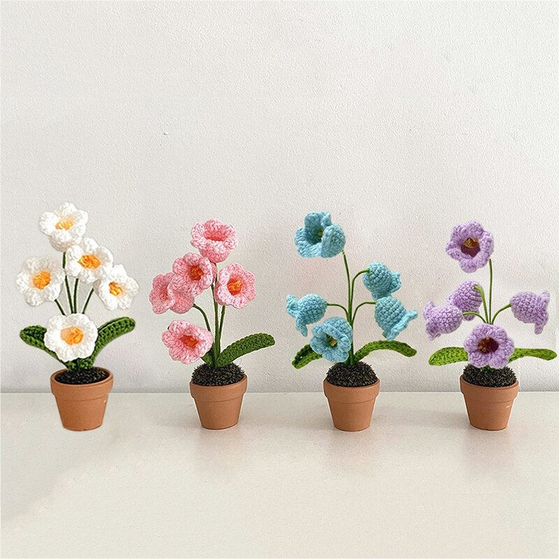 Avelena | Handgefertigte Häkelblumentopfdekoration