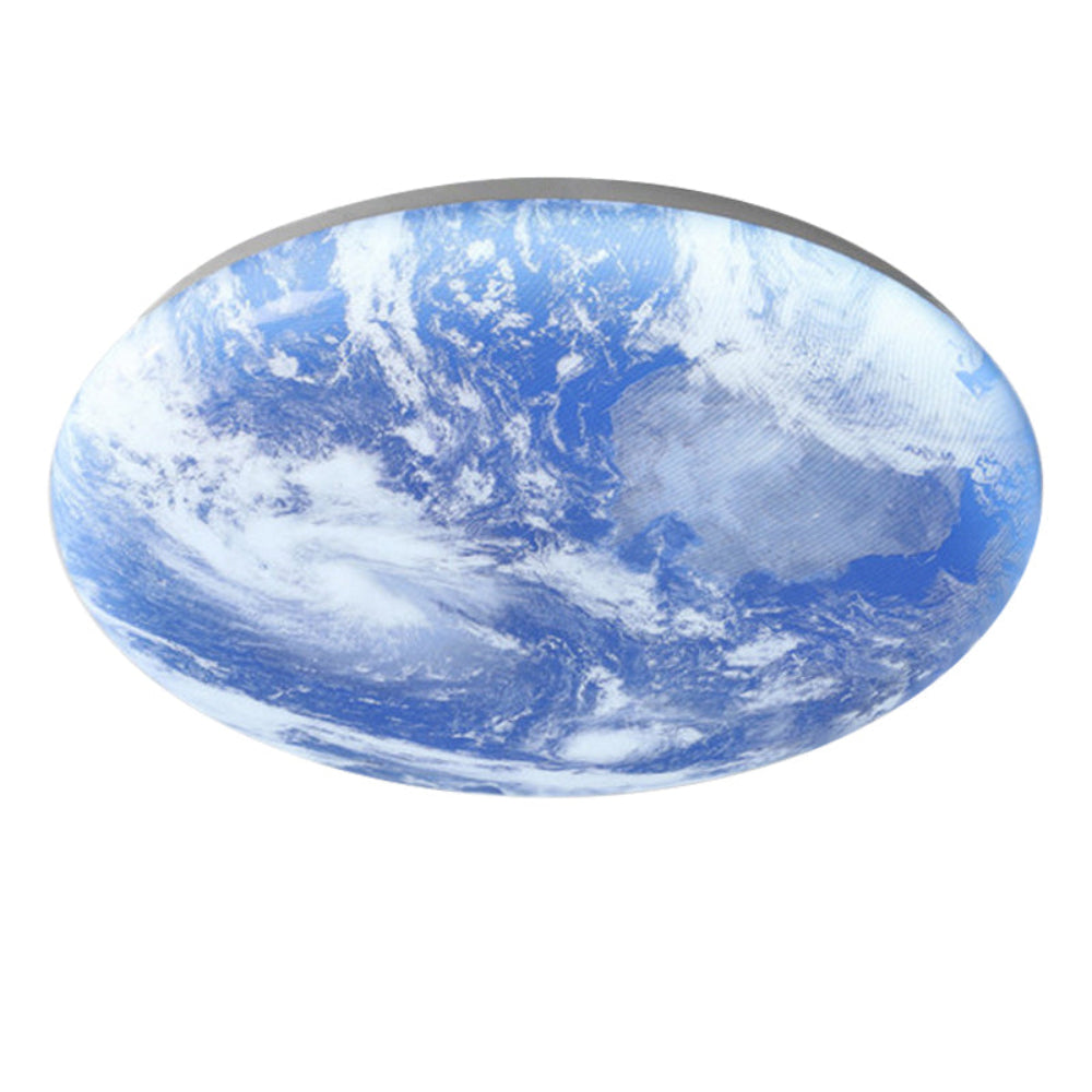 Avelena | Moderne von Mond inspirierte LED-Deckenleuchte – Sanfte Ambient-Deckenmontage