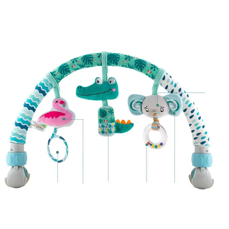 Avelena | Sensorisches hängendes Kinderwagen-Spielzeug für die Entwicklung und Unterhaltung von Neugeborenen