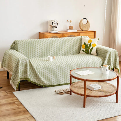 Avelena | DualComfort Wendbare Sofabezug – Stylischer, Waschbarer Couchschutz für 3–4-Sitzer Sofas