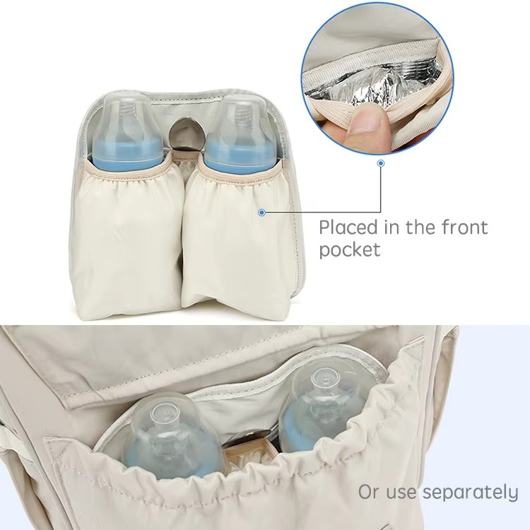 Avelena | Baby Wickelrucksack mit Kinderwagenhaken, wasserdichte Reisemuttertasche für Everyday Essentials