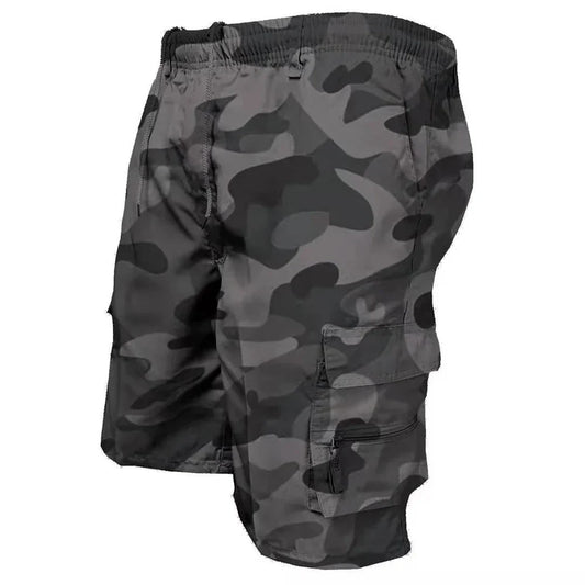 Stoere camouflage cargo shorts