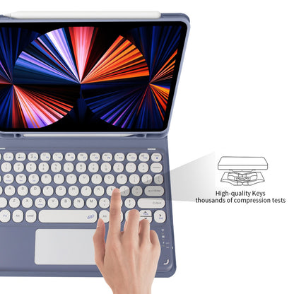 Avelena | Süße Rundfarbe Tastatur mit Touchpad