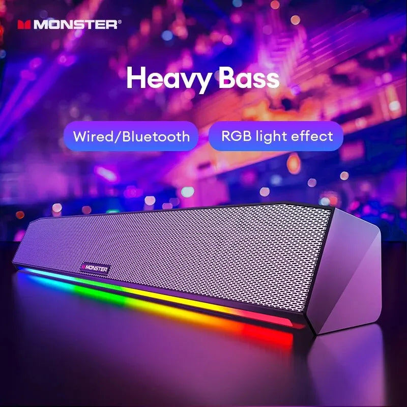Avelena | Monster G01 Lautsprecher Computer Kabelgebunden Spielen Drahtlos Musik Lautsprecher