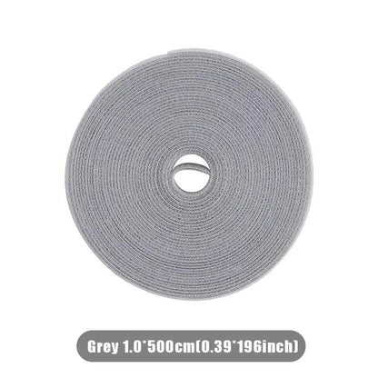 Avelena | TidyVel GripRoll | Klett-Kabelmanagement | Zuschneidbar & Wiederverwendbar | 5 m Nylon-Rolle