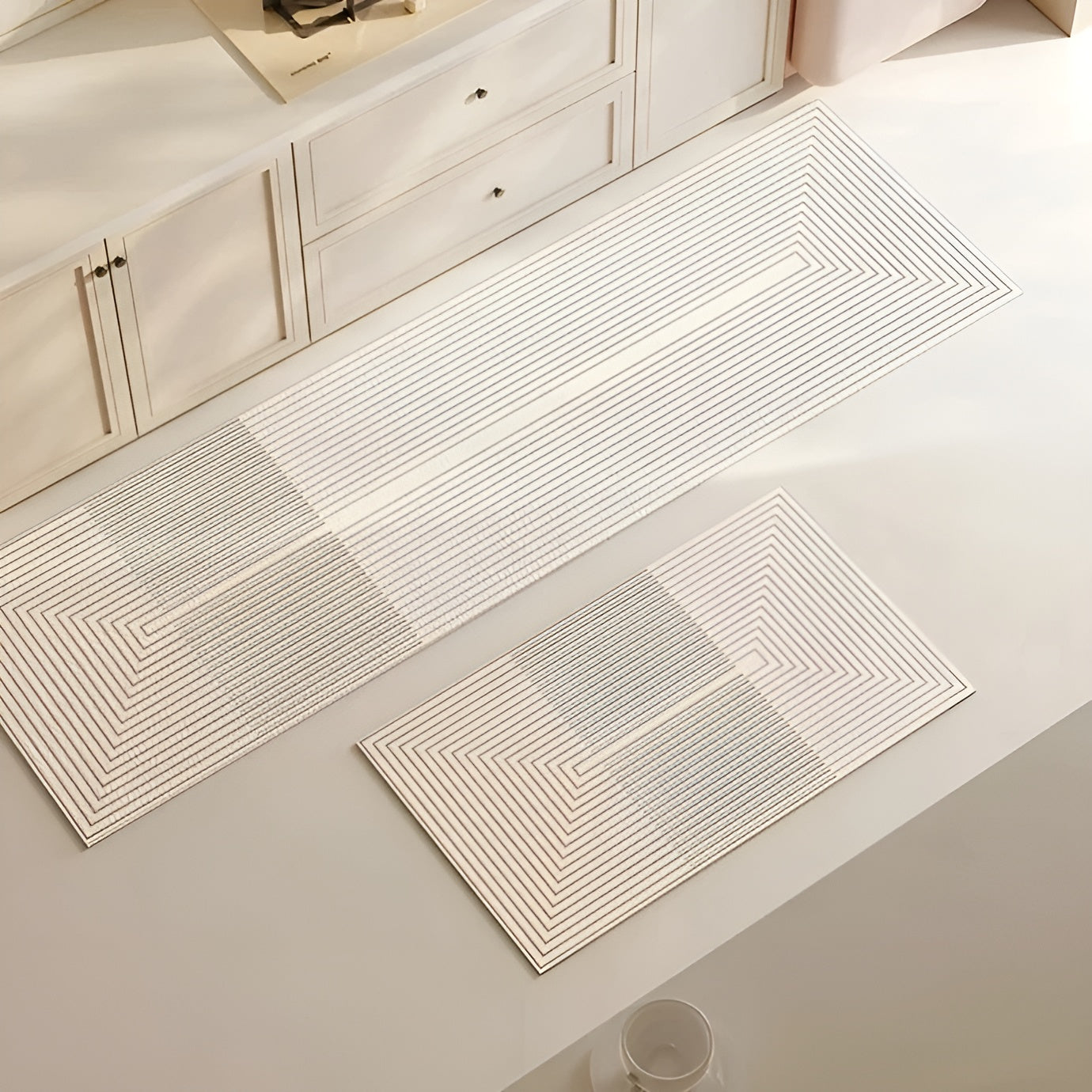 Avelena | AquaStone Diatomit Badmatte – Ultra saugfähig, rutschfest & weich