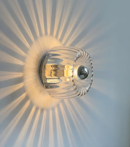 Avelena | Scandielegance Wandlampe Moderne Glasbeleuchtung mit Bauhaus Charme