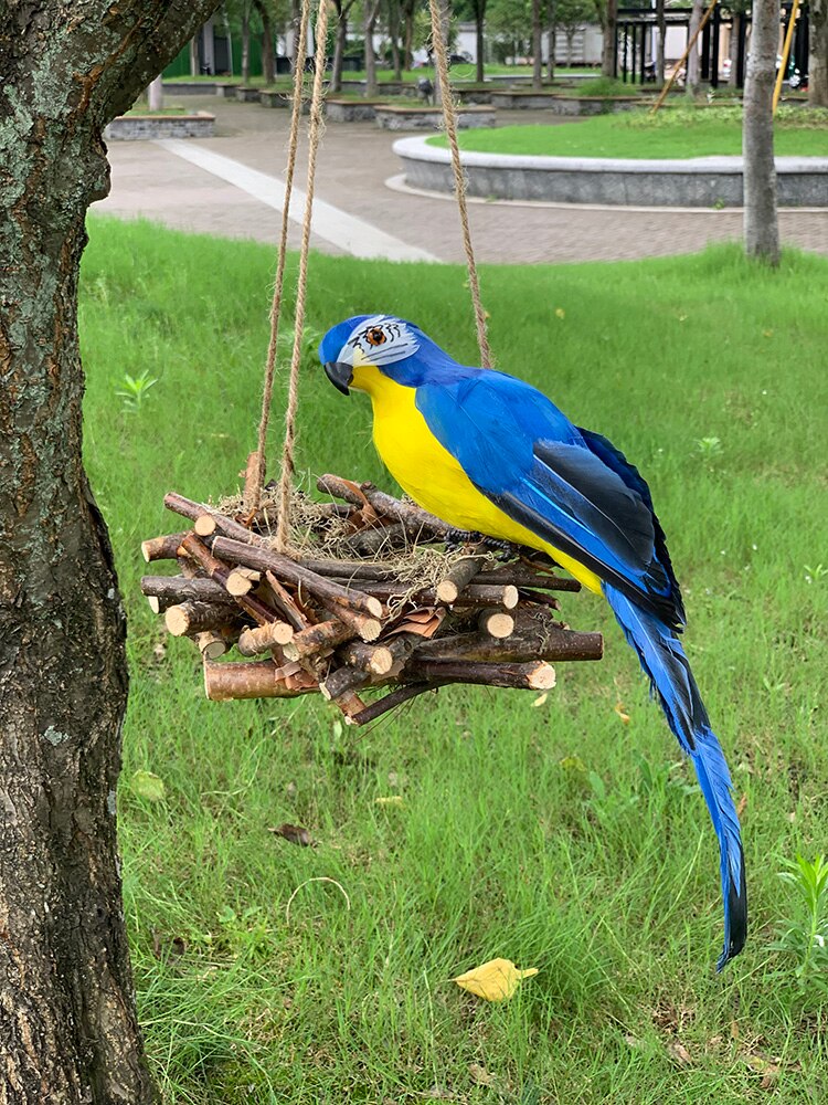 Avelena | Papagei Gartendekoration Bunte Magie für Den Garten