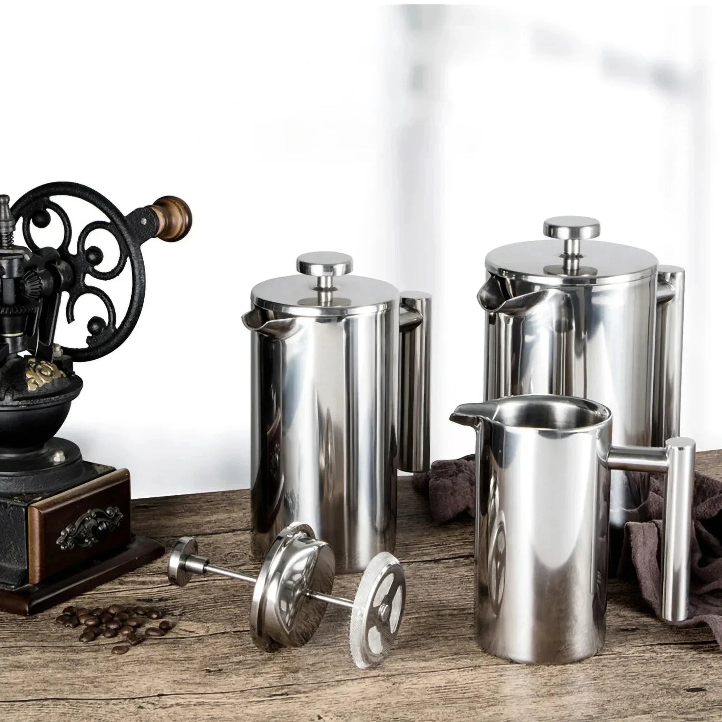 Avelena | Edelstahl French Press Kaffeemaschine