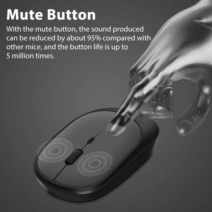 Avelena | Wiederaufladbare Dual Mode Wireless Maus für Verschiedene Geräte