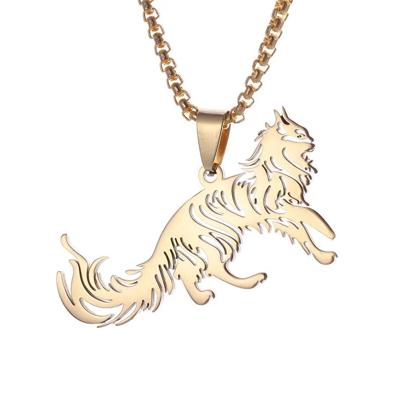 Avelena | Paar Halskette mit Der Klemme Liebe Katze Design
