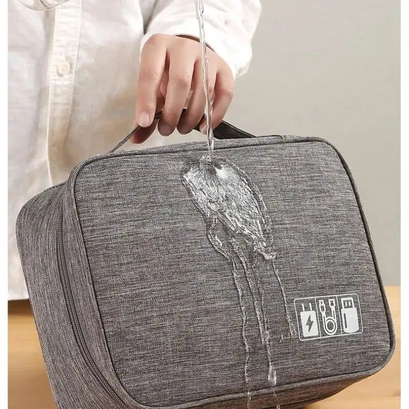 Avelena | TascaFlex Organizer | Reise-Kabeltasche & Gadget-Case | Wasserabweisend & Vielseitig | Oxford-Gewebe