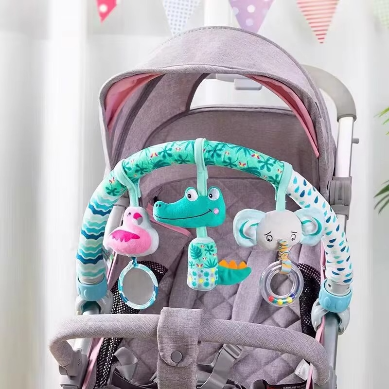 Avelena | Sensorisches hängendes Kinderwagen-Spielzeug für die Entwicklung und Unterhaltung von Neugeborenen