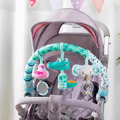 Avelena | Sensorisches hängendes Kinderwagen-Spielzeug für die Entwicklung und Unterhaltung von Neugeborenen