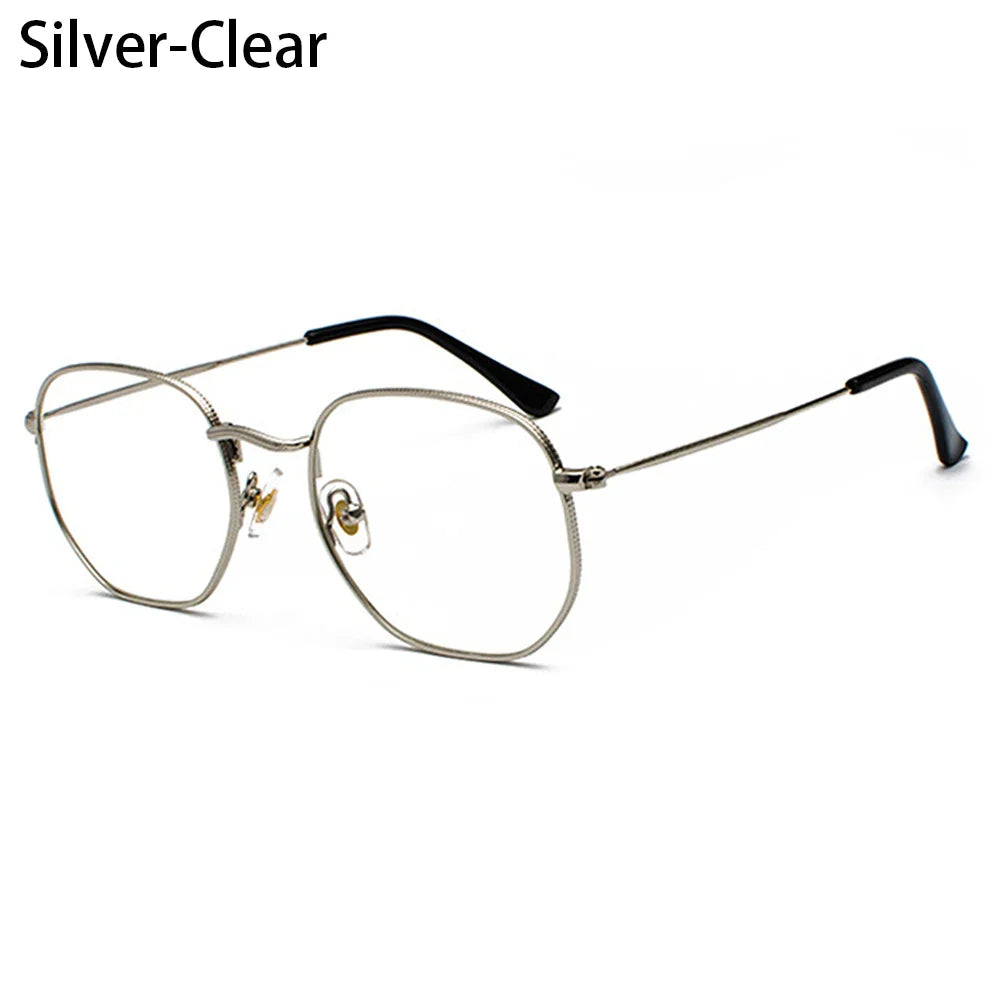 Avelena | Polygon Metall Quadrat Sonnenbrille
