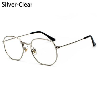 Avelena | Polygon Metall Quadrat Sonnenbrille