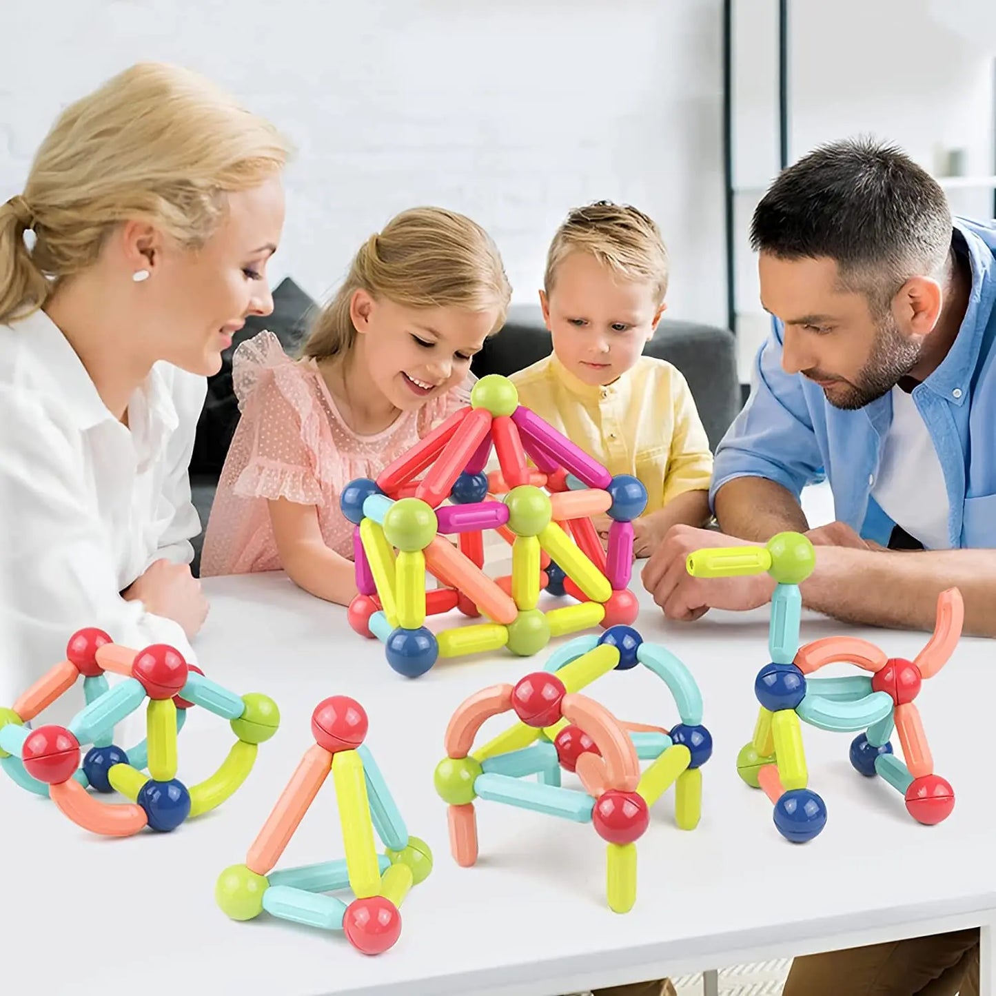 Avelena | Blocks Kreatives Magnetisches Bau Set für Kinder