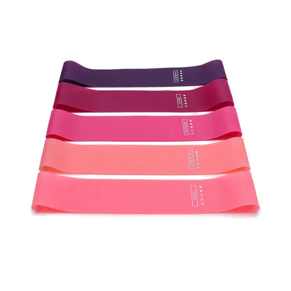 Avelena | 5-Teiliges Yoga-Widerstandsband-Set - Elastische Bänder