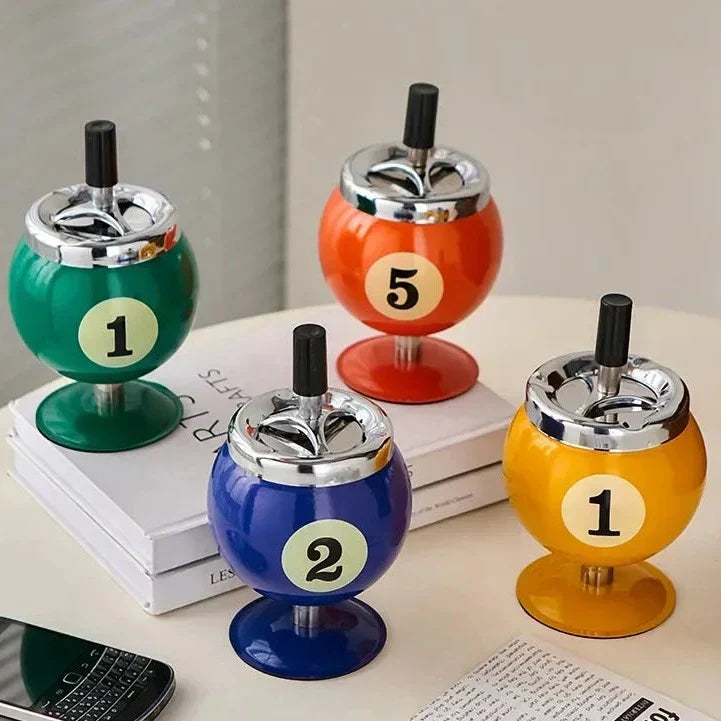 Avelena | Metall Billard Aschenbecher