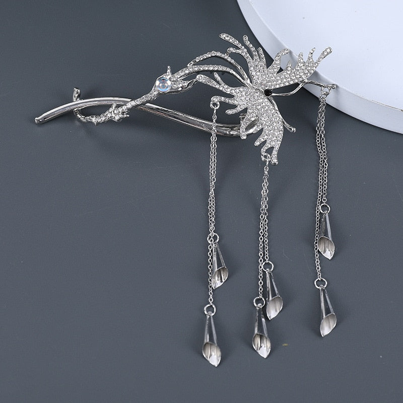 Avelena | Chic Butterfly Pearl Tassel Haarschneide