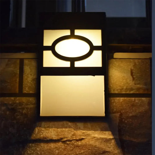 Avelena | Solar Wandleuchte mit LED – Moderne Außenbeleuchtung für Garten & Terrasse, Wandlampen