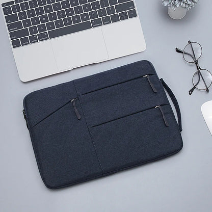 Avelena | Slim Wasserdichte Laptoptasche mit Mehreren Reißverschlüssen
