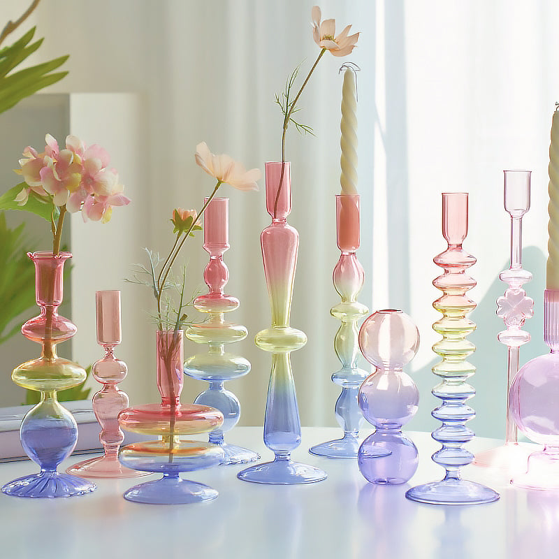 Avelena | Gradient Glas Kerzenhalter