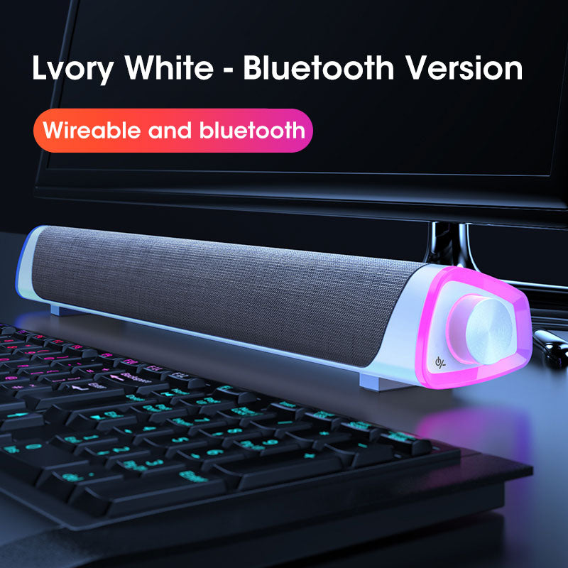 Avelena | 4D Datenmaskenlautsprecher Bluetooth 5.0 Kabel Lautsprecher