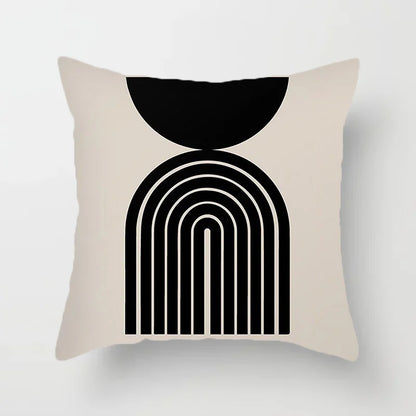 Avelena | Moderne Kunst Abstraktes Muster Dekokissenbezüge Kreative Linien Sofa Stuhl Kissenbezüge Wurfkissenbezüge Home Office Dekor