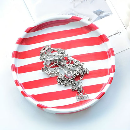 Avelena | Silva Keramische Streifen Schmuckschale