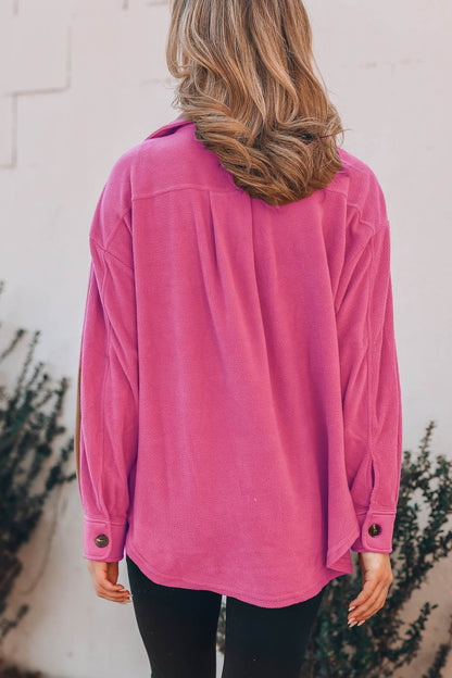 Avelena | Einreiher Shacket mit Taschen