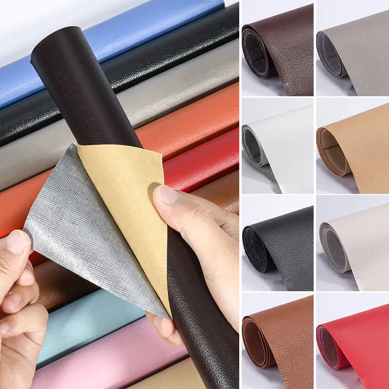 Avelena | Selbstklebender Patch für Lederreparatur – Strapazierfähig, Wasserdicht und Zuschneidbar Pu-Leder, Perfekt für Sofa, Möbel, Autositze