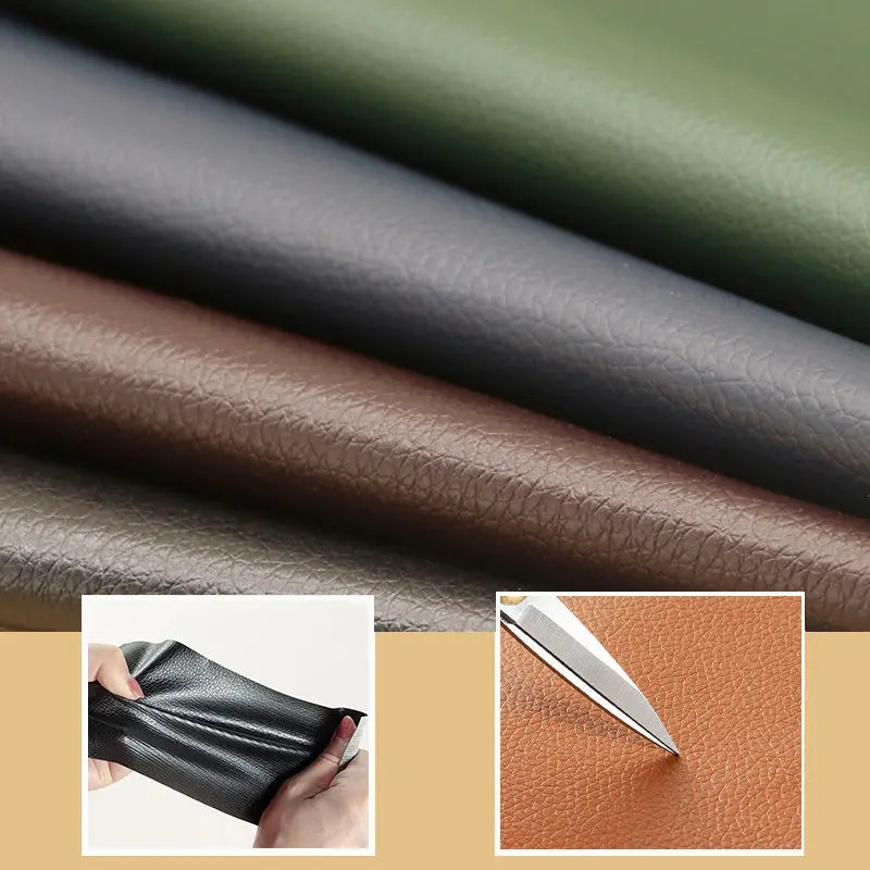 Avelena | Selbstklebender Patch für Lederreparatur – Strapazierfähig, Wasserdicht und Zuschneidbar Pu-Leder, Perfekt für Sofa, Möbel, Autositze