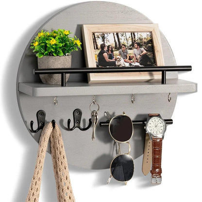 Avelena | EcoKey Holz Wand Schlüsselhalter – Nachhaltiges Design & Minimalistische Wohnorganisation